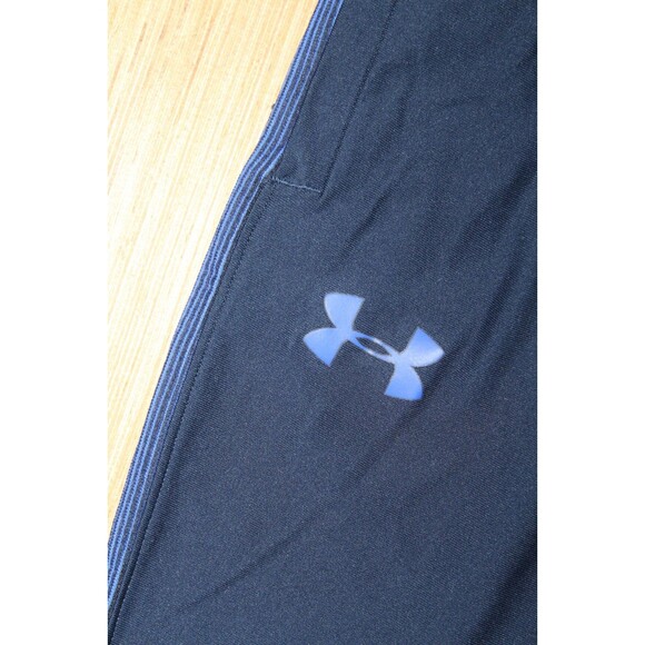 Under Armour Vanish Fitted Jogger Pants-Men LARGE x 30" Inseam-Blue-Zip Pockets - Picture 4 of 9